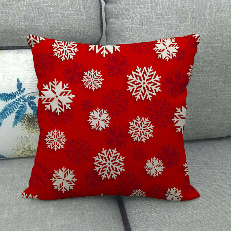 18" Cojines Merry Xmas Couch Throw Pillow Cover Case Home Sofa Decor Pillowslip