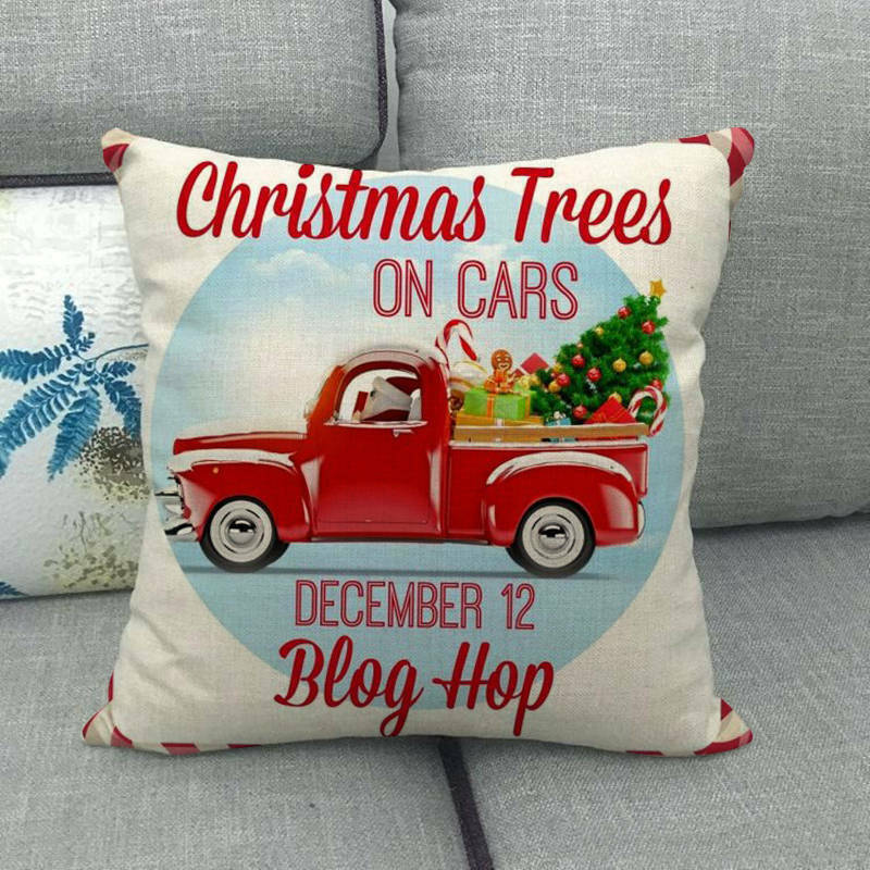 18" Cojines Merry Xmas Couch Throw Pillow Cover Case Home Sofa Decor Pillowslip