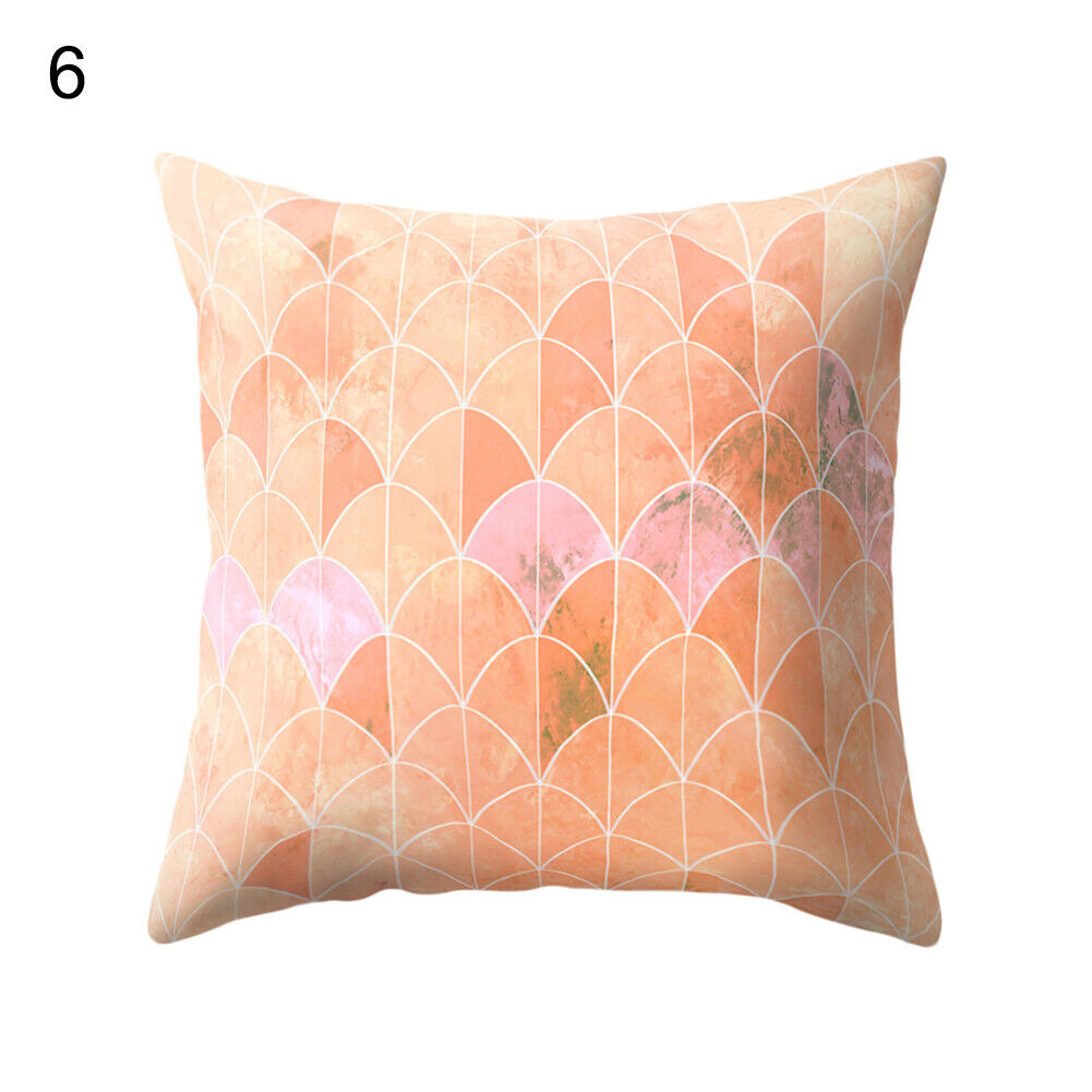 18'' MERMAID-FISH SCALE THROW PILLOW SOFA CUSHION COVER HOME DECOR