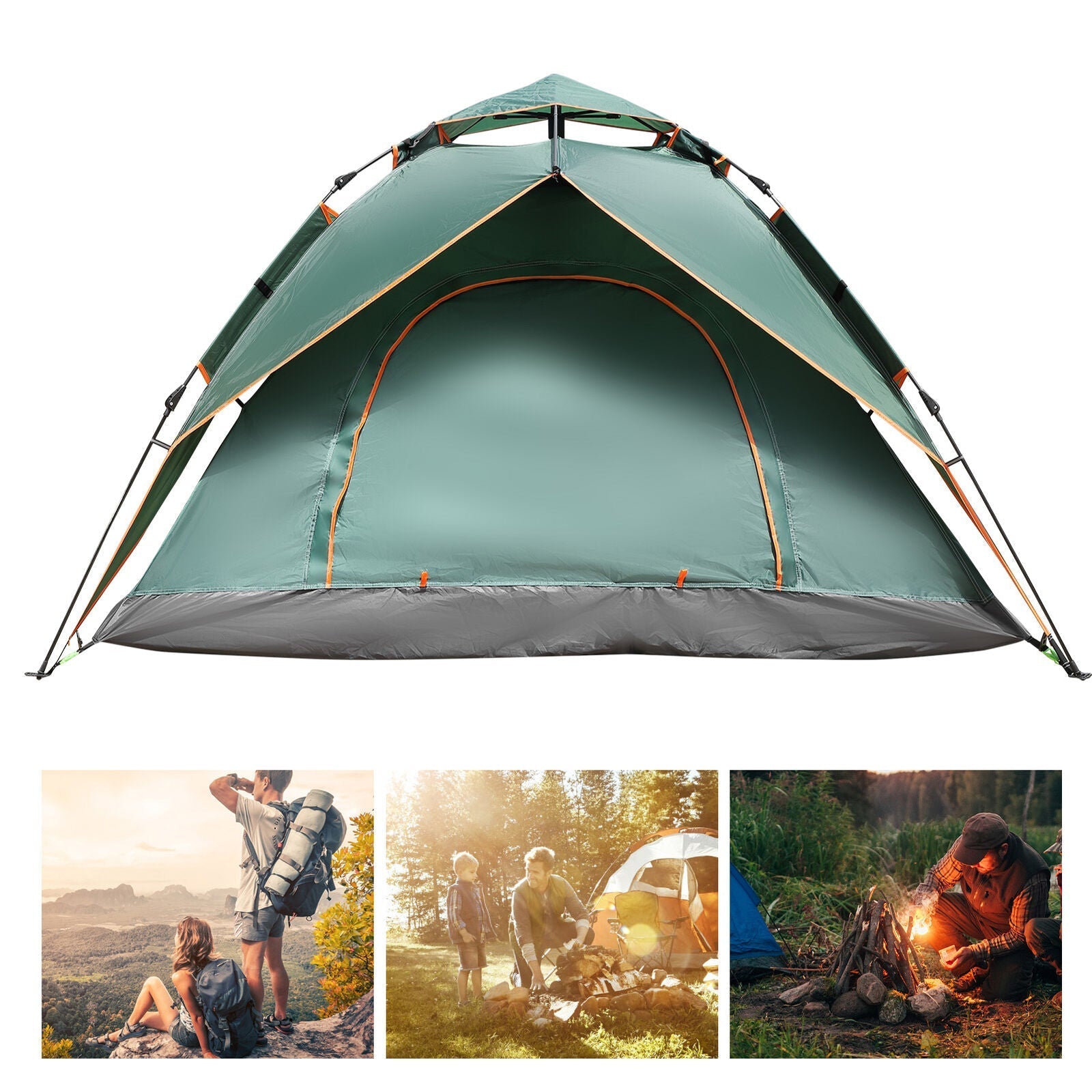 3 Seconds Instant Pop Up Tent - For Adventure & Travel