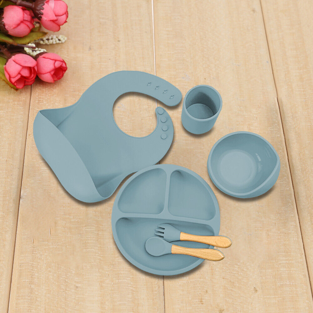 Baby Feeding Set - Plate Bowl Bib Spoon Fork Sippy Cup ALL ESSENTIALS