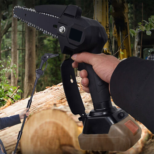 2 in 1 Cordless Chainsaw with 6 inch Pole Saw