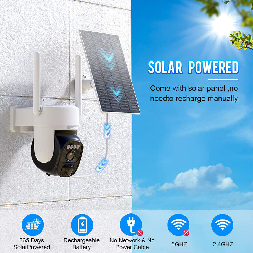 CCTV Solar Waterproof WiFi Camera with night vision