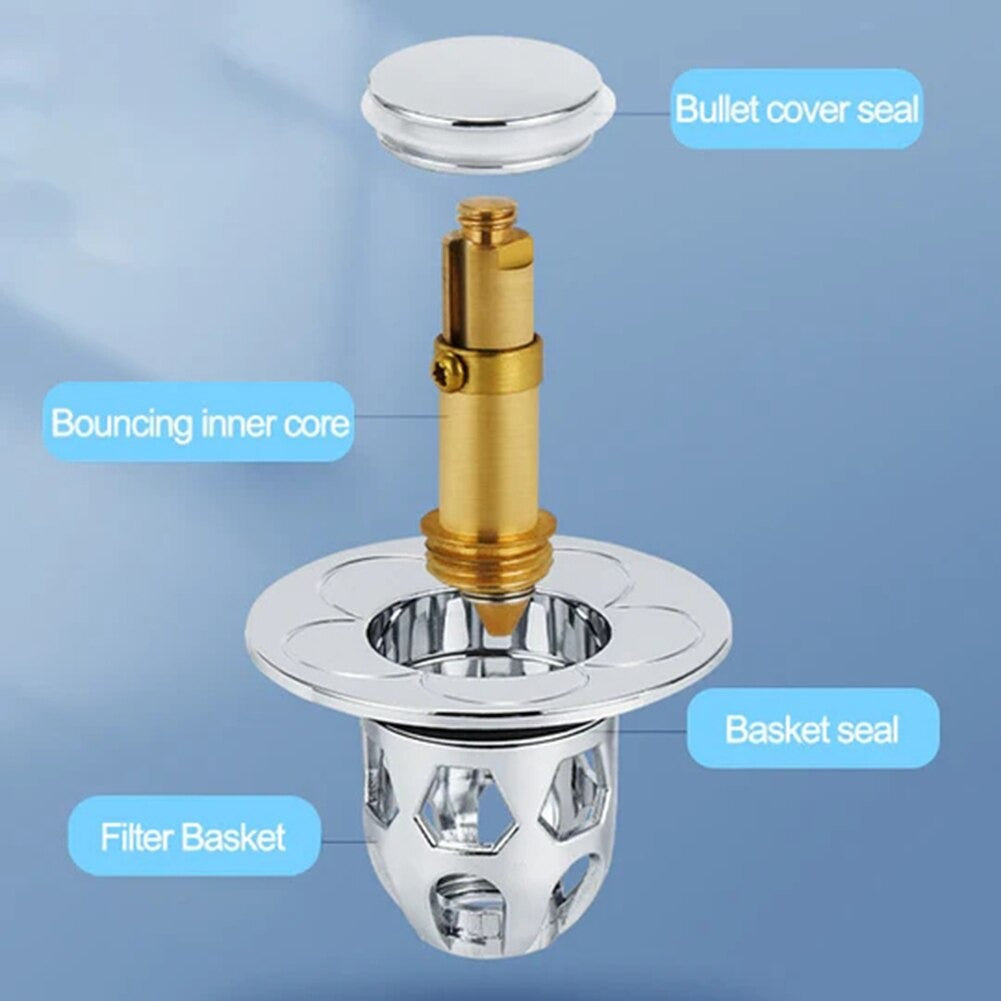 Pop Up Anti Clogging Sink Drain Filter