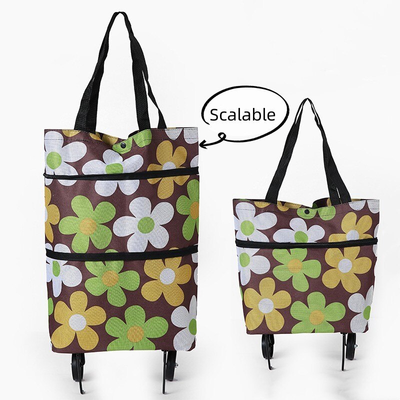 Foldable Trolley Shopping Bag