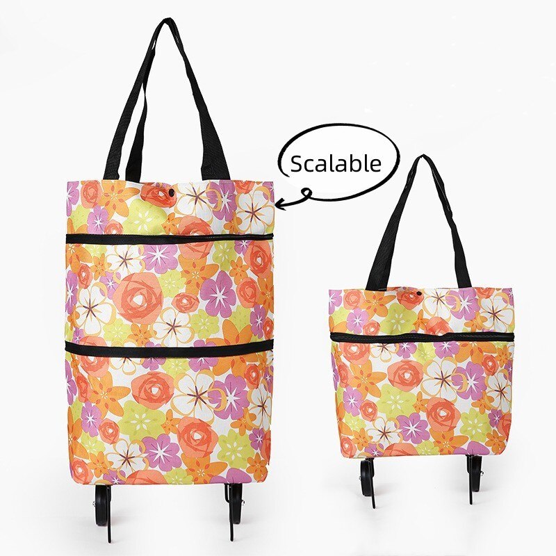 Foldable Trolley Shopping Bag