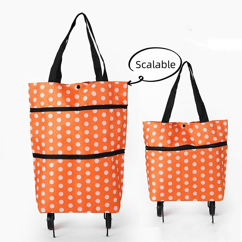 Foldable Trolley Shopping Bag