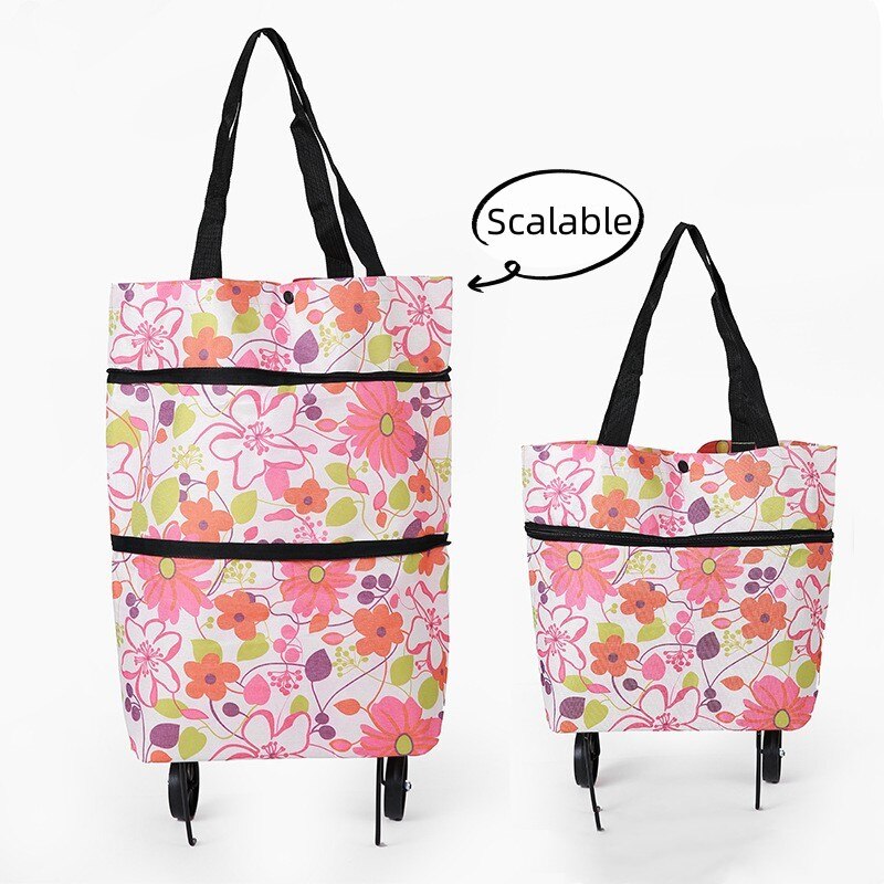 Foldable Trolley Shopping Bag