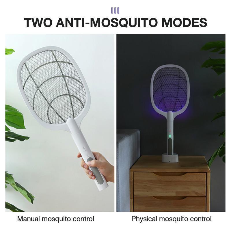 2-in-1 Electric Swatter & Night Mosquito Killing Lamp