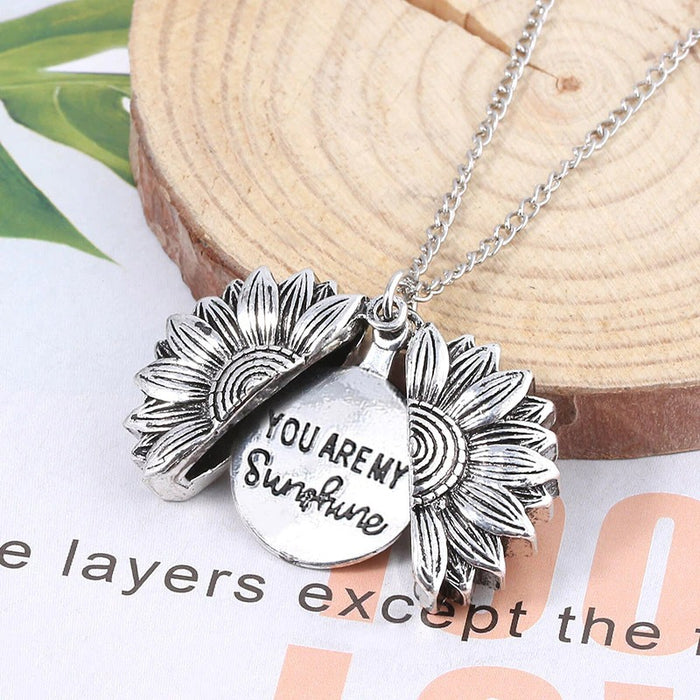 Inspirational Sunshine Flower Necklace