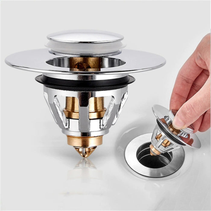 Stainless Steel Universal Pop-Up Drain Filter