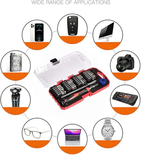 Precision Screwdriver Bit Set 51-Piece
