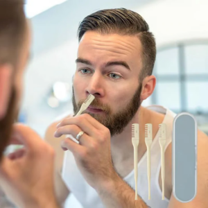 Portable Double-Head Nose Hair Trimmer - Safe & Effective Nose & Ear Hair Removal