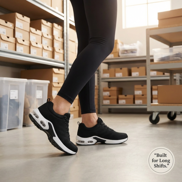 Orthora™ Pro – 12-Hour Shift Shoes for All-Day Foot, Knee & Back Pain Relief (BOGO)