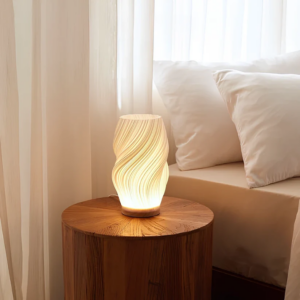 Elegant Serene Wavecrest Lamp