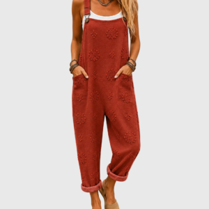 COMFORT OVERALLS BRICK RED