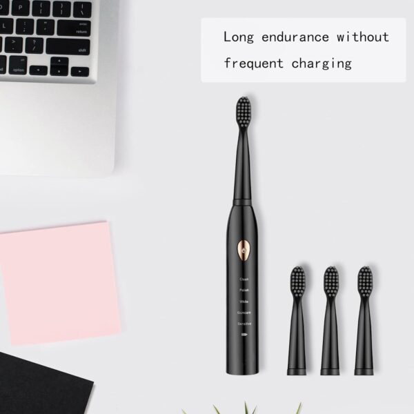 Adult Classic Acoustic Electric Toothbrush 5-Gear USB Mode