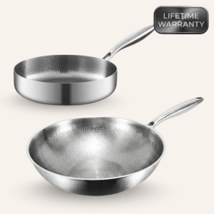 Harrison Titanium Wok & Deep Pan Bundle