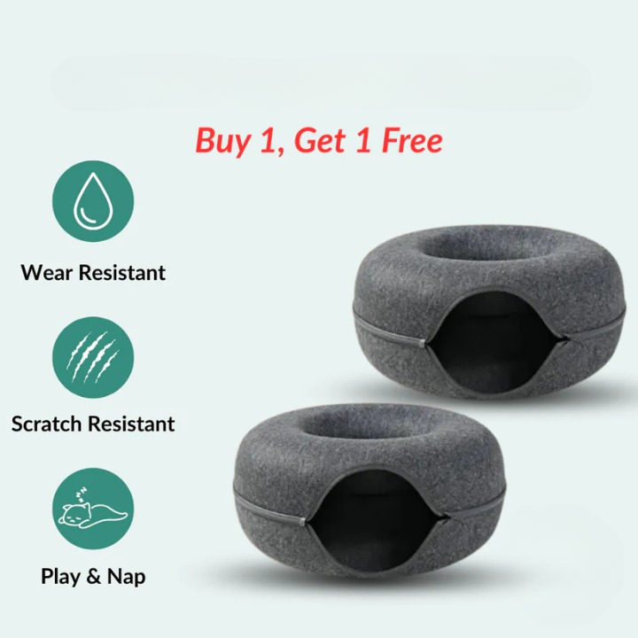 Donut Bed & Play Tunnel – Buy 1 Free 1 Offer
