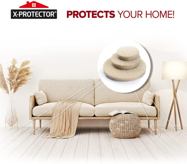 Giant Pack of Furniture Pads for Furniture Feet