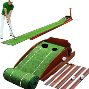 GOLF PUTTING MAT FOR ENHANCING SKILLS & PLEASURE AT HOME