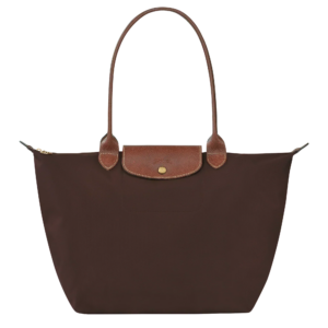Large Foldable Nylon Bag, Ebony