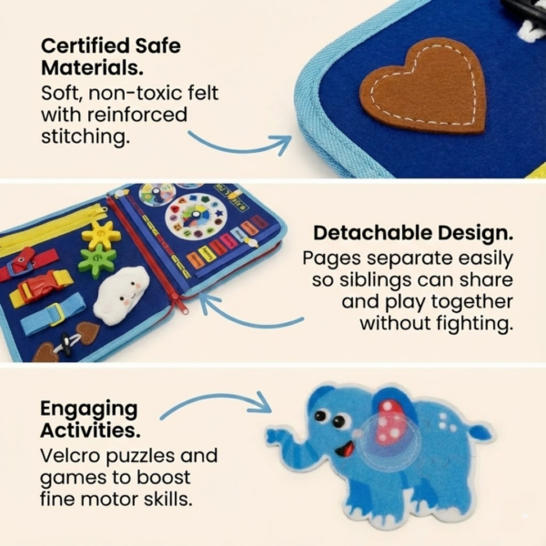 Toddla™ Montessori Busy Board