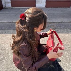 Elegant Eco-Friendly Rose Hair Clip With Durable Grip