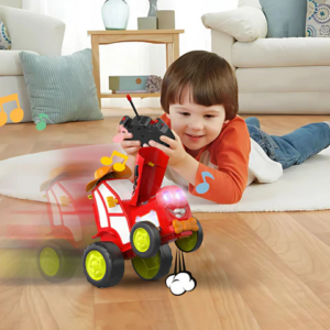 Remote-Controlled Acrobatic Stunt Car with Lights & Music
