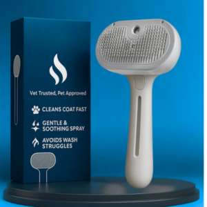 Gentle 3-in-1 Pet Steam Brush