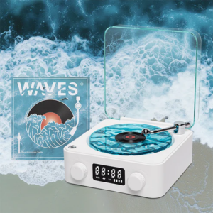 VINTAGE VIBES 3-IN-1 BLUETOOTH RECORD PLAYER