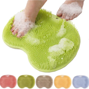 Luxurious Hands-Free Silicone Foot Scrubber Mat