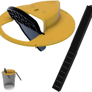 Humane No-Touch Bucket Lid Mouse Trap