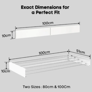 Compact Wall-Mounted Drying Rack