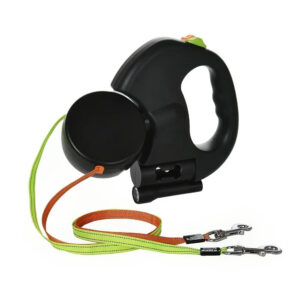 DuoLeine | Revolutionary Tangle-Free Double Dog Leash with LED Light & Ergonomic Handle
