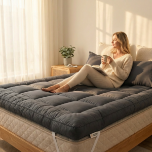 Cooling Bamboo Charcoal Mattress Topper – Clearance Offer