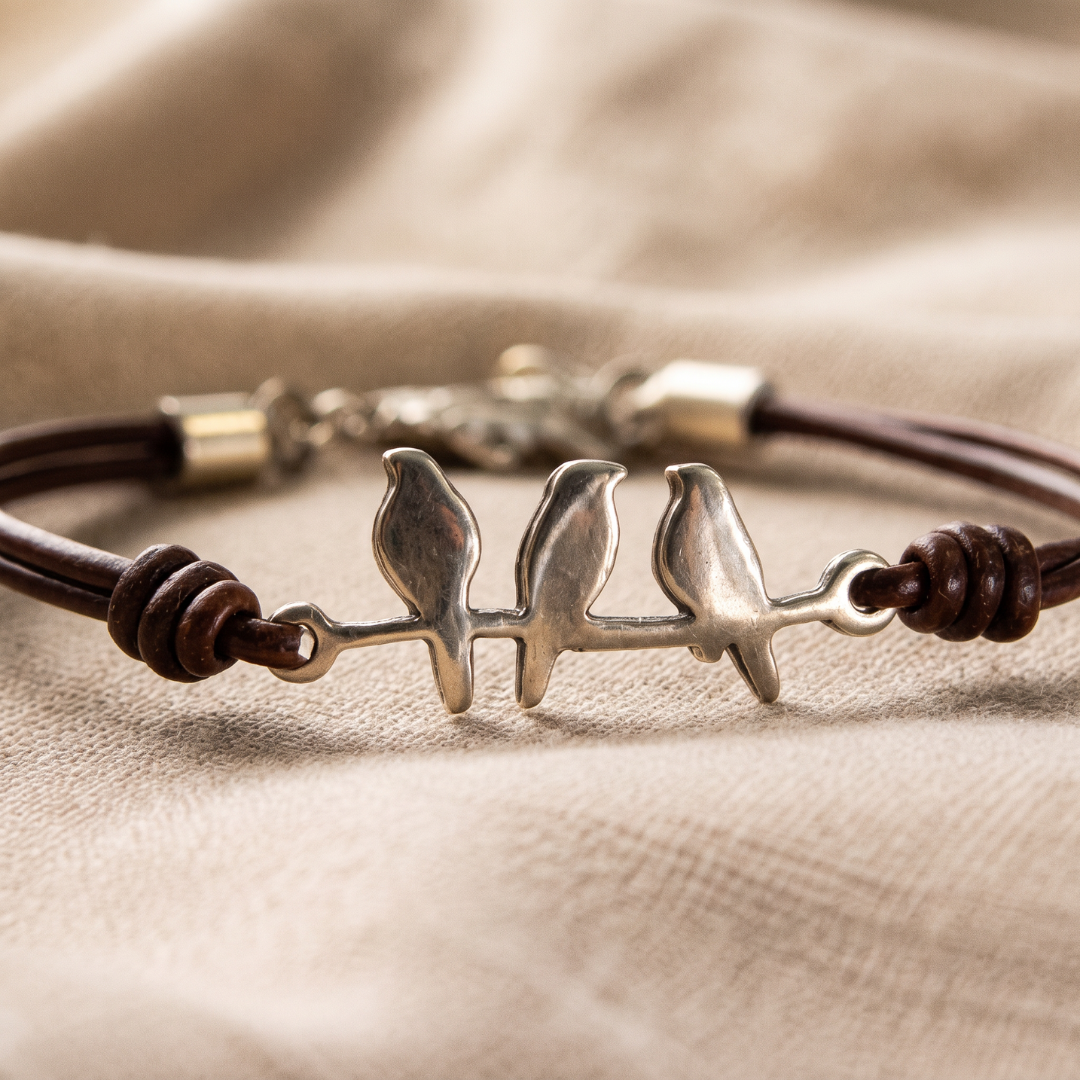 Vintage Bird Rope Bracelet